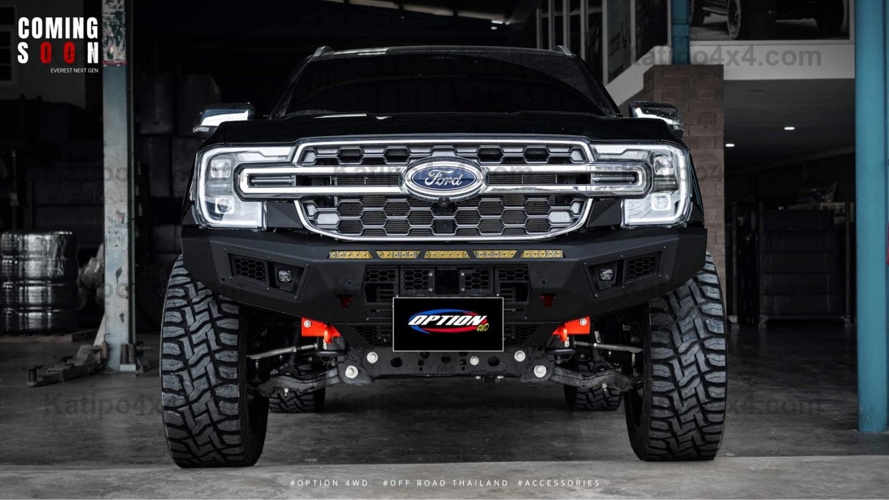 NEXT-GEN EVEREST - OP-V1 FRONT WINCH BAR FORD EVEREST 2022+ ( IN STOCK NOW )