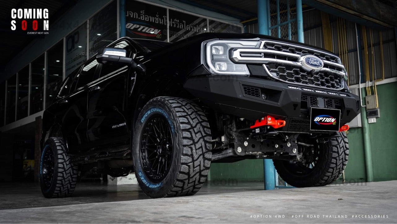NEXT-GEN EVEREST - OP-V1 FRONT WINCH BAR FORD EVEREST 2022+ ( IN STOCK NOW )