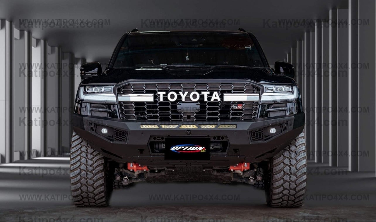 OPTION4WD - TOYOTA LC300 , V.1 FRONT WINCH BAR VX -