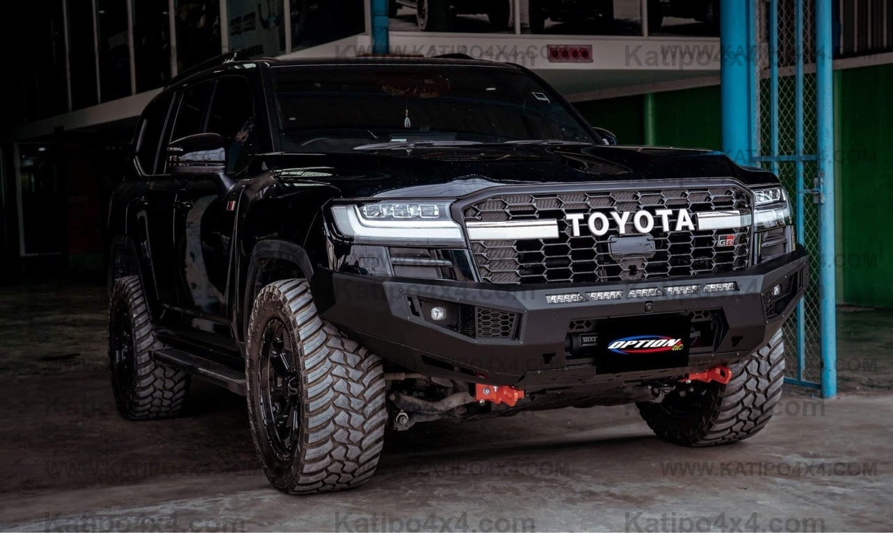 OPTION4WD - TOYOTA LC300 , V.1 FRONT WINCH BAR VX -