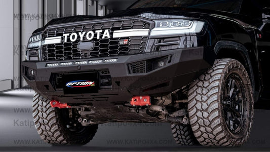 OPTION4WD - TOYOTA LC300 , V.1 FRONT WINCH BAR VX -