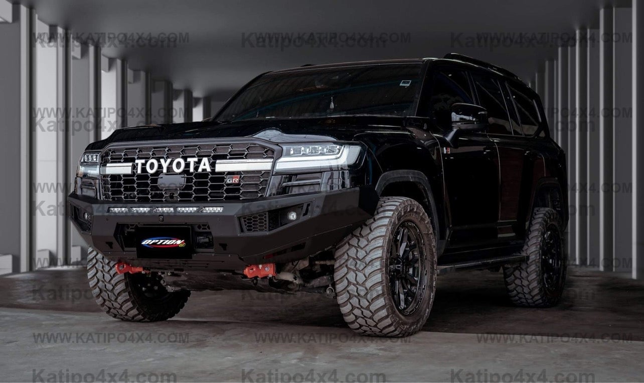 OPTION4WD - TOYOTA LC300 , V.1 FRONT WINCH BAR VX -
