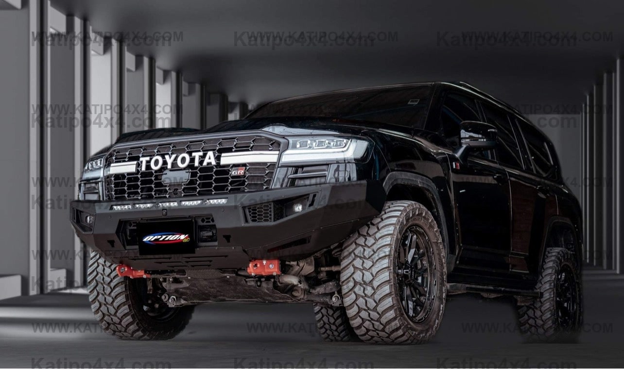 OPTION4WD - TOYOTA LC300 , V.1 FRONT WINCH BAR VX -