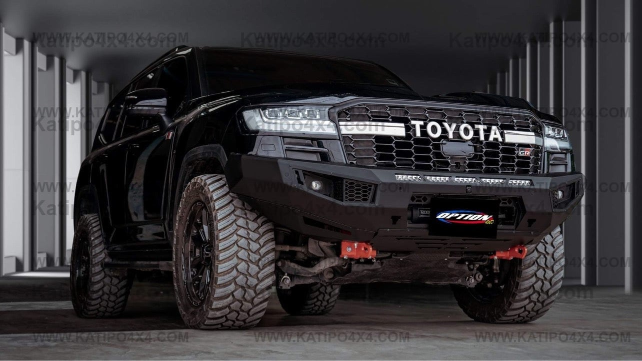 OPTION4WD - TOYOTA LC300 , V.1 FRONT WINCH BAR VX -
