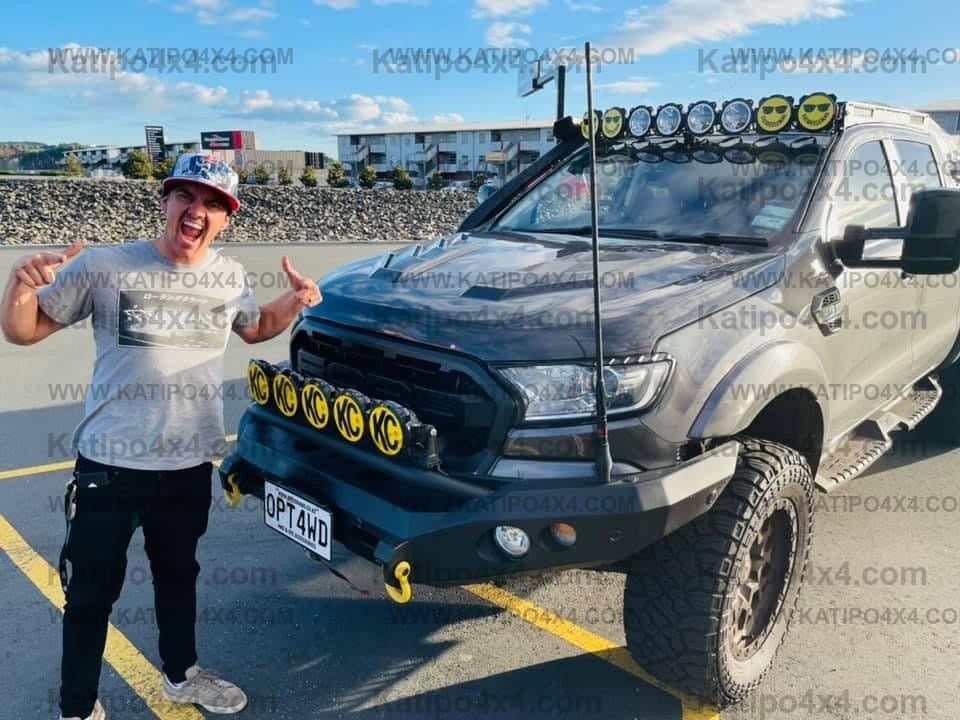FORD RANGER, EVEREST & RAPTOR  CARBON BONNET, TYPE - MARKO (2015-2022) N.Z ONLY