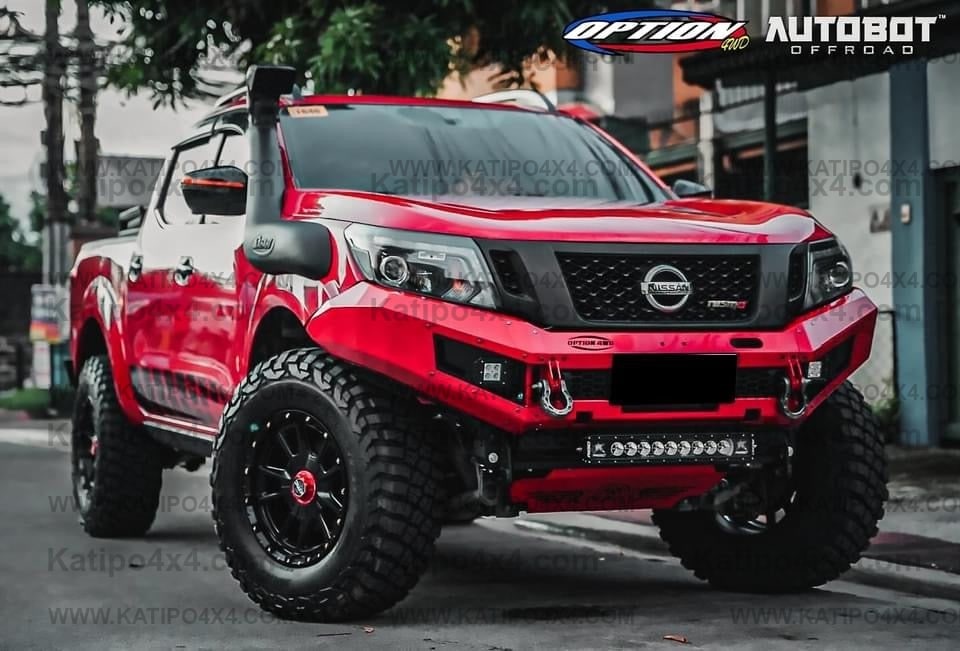 OPTION4WD - V.1 FRONT WINCH BAR - NISSAN NAVARA (2015-2019 )