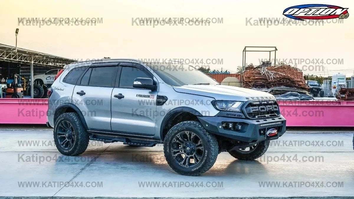 OPTION4WD - V.3 FRONT WINCH BAR - RANGER & EVEREST  (2015-2022)