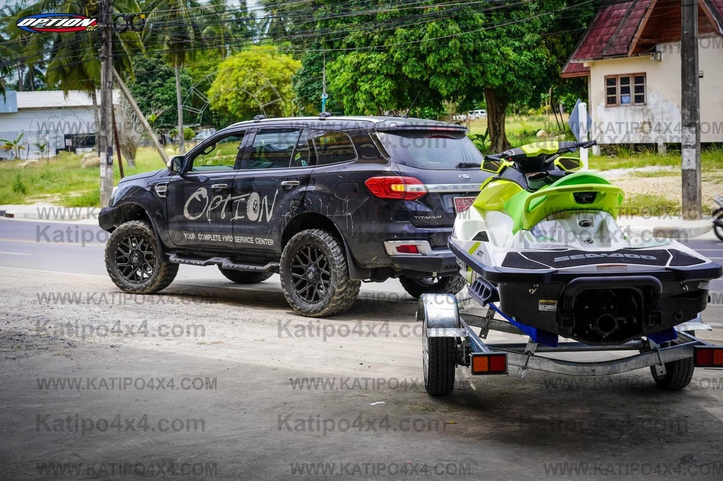 OPTION4WD - FORD EVEREST V.2 SIDE STEPS (2015-2022)