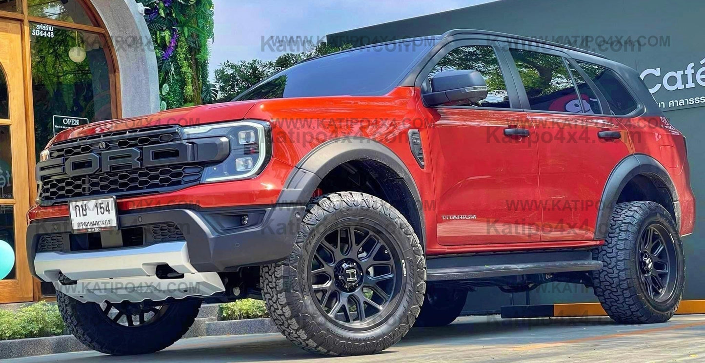 NEXT-GEN EVEREST RAPTOR WIDE BODY KIT, FRONT BUMPER & REAL RAPTOR GRILL