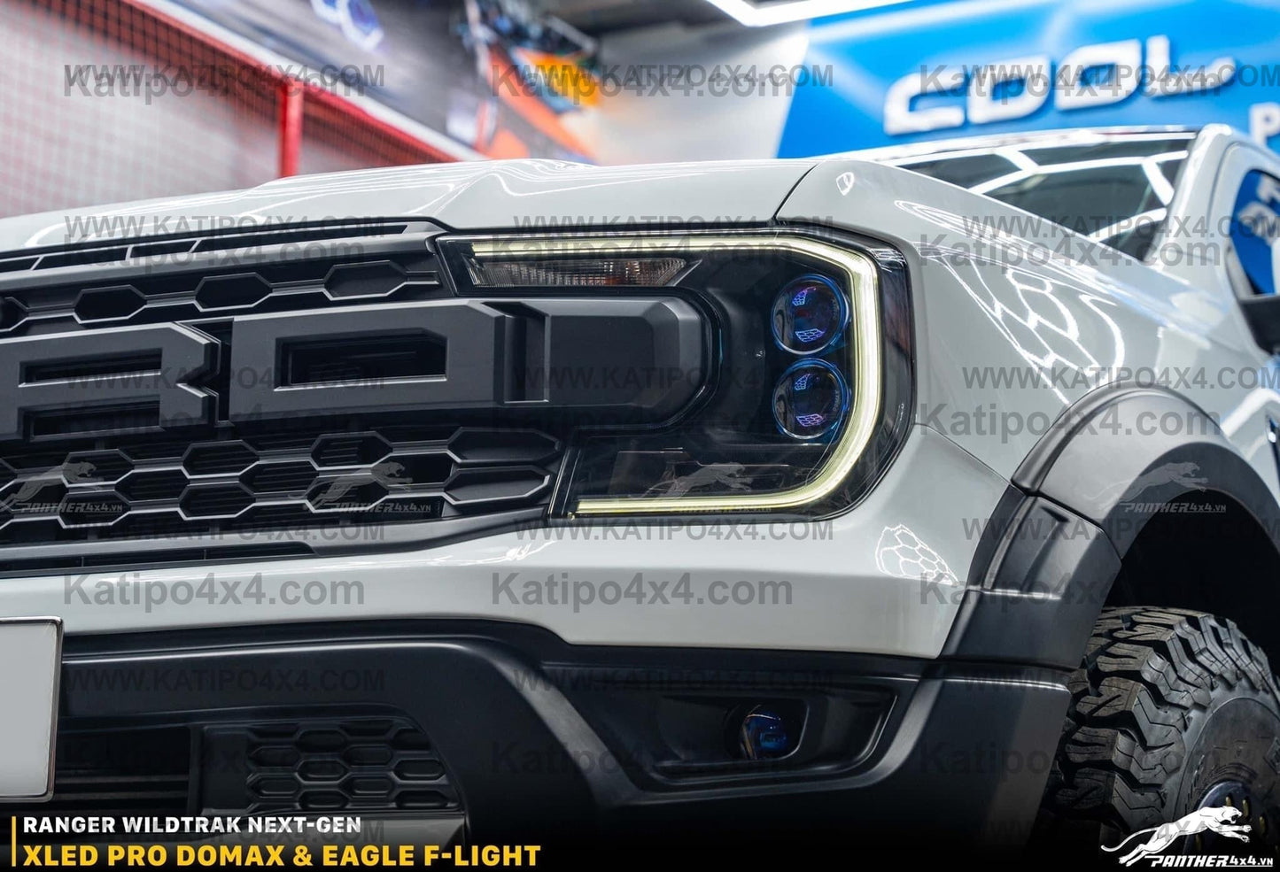 NEXT-GEN XLT, SPORT,  WILDTRAK - RAPTOR WIDE BODY KIT, FRONT BUMPER & REAL RAPTOR GRILL (  WORLDWIDE SHIPPING )