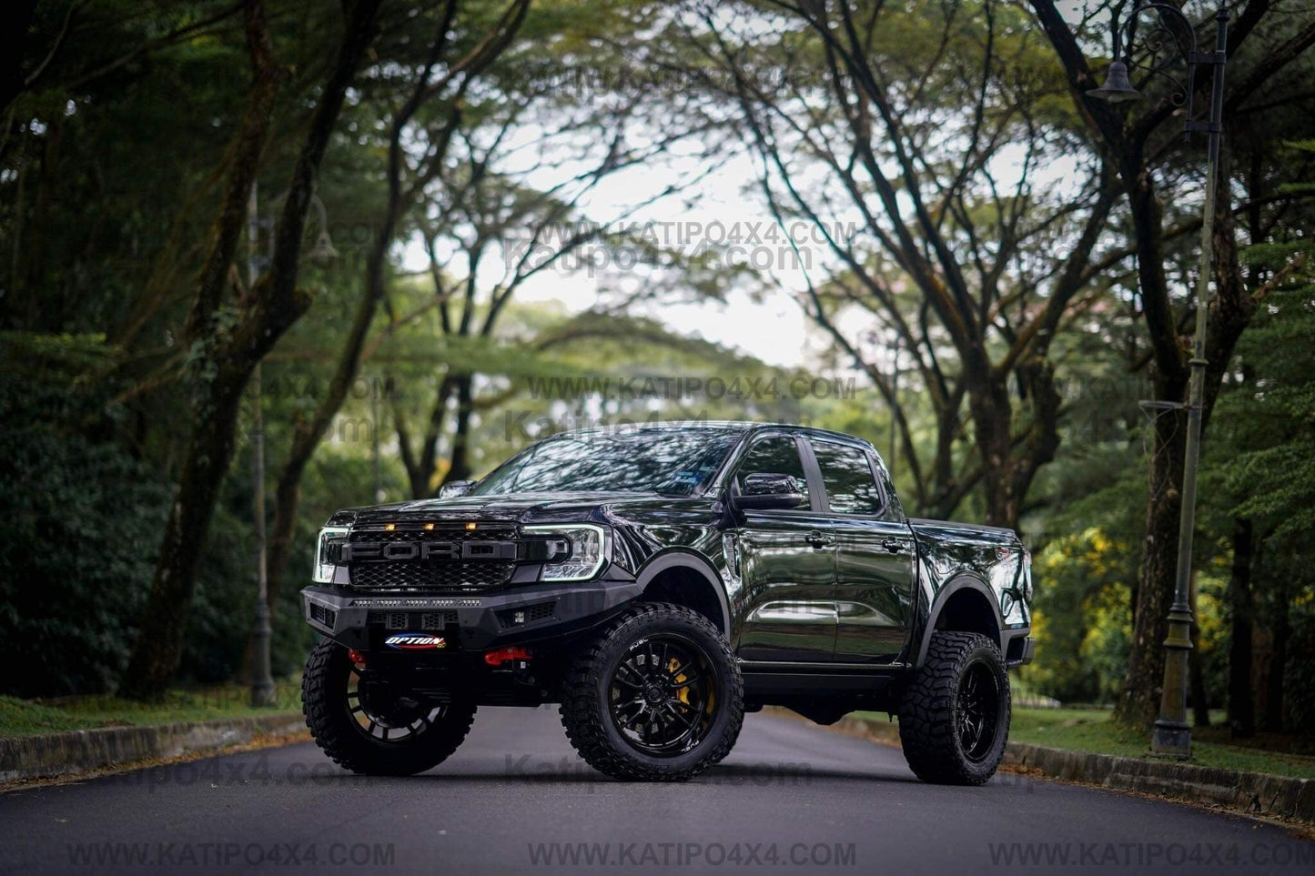 NEXT-GEN 2022+ OP-V1 FRONT WINCH BAR  - FORD RANGER & EVEREST ( IN STOCK NOW )