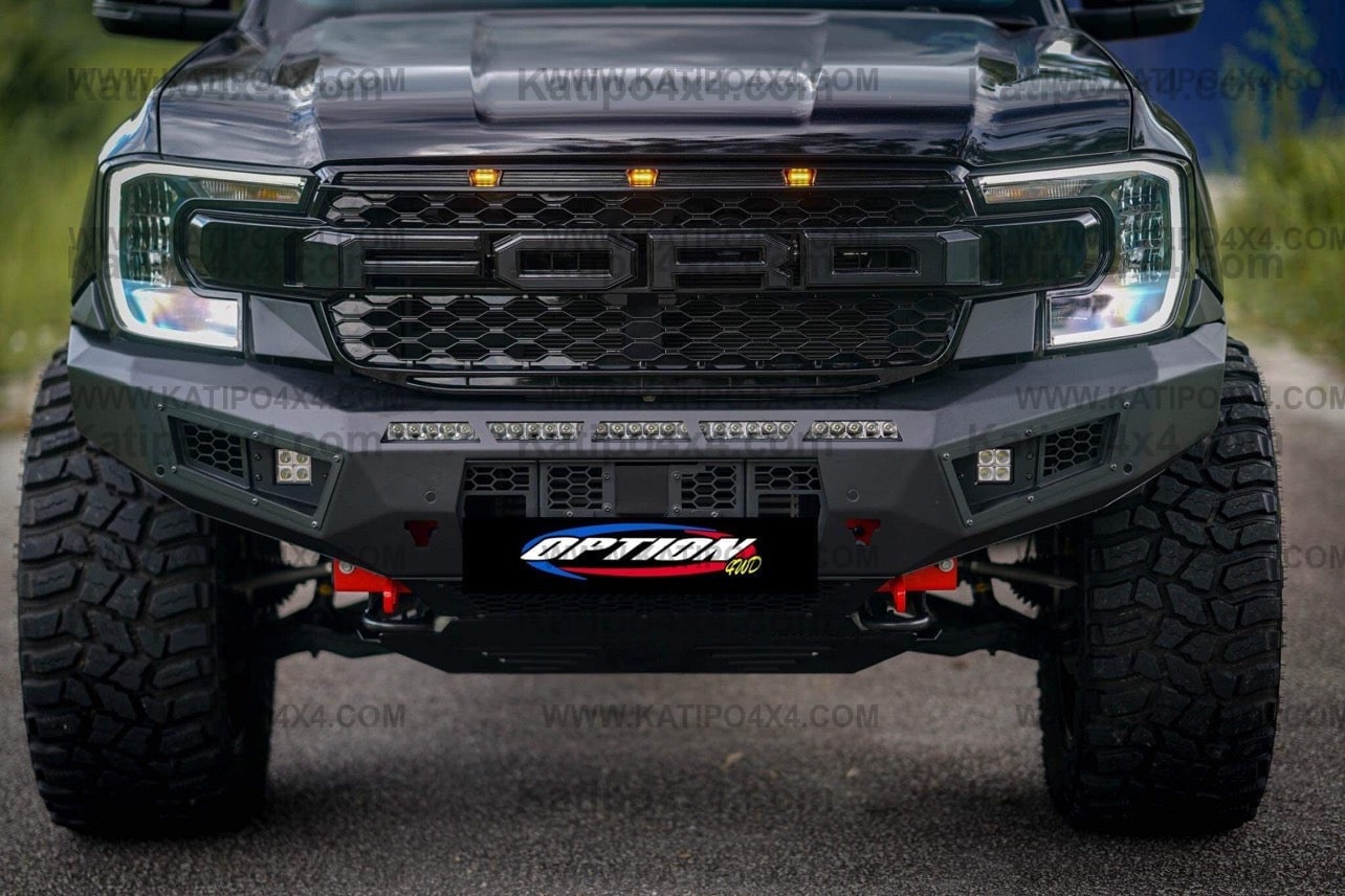 NEXT-GEN 2022+ OP-V1 FRONT WINCH BAR  - FORD RANGER & EVEREST ( IN STOCK NOW )