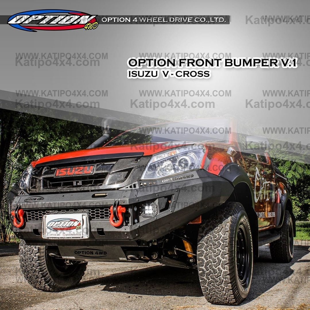 OPTION4WD - V.1 FRONT BAR ISUZU D-MAX ( 2011 - 2015 )