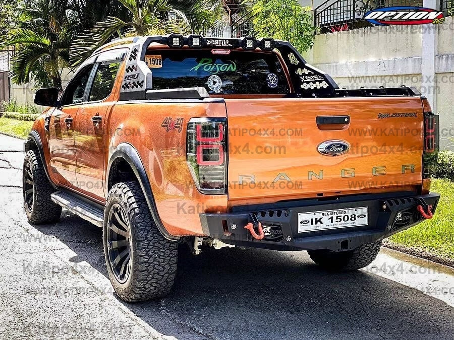 FORD RANGER - V.1  REAR BAR 3.5t Towing (2012-2022) N.Z ONLY