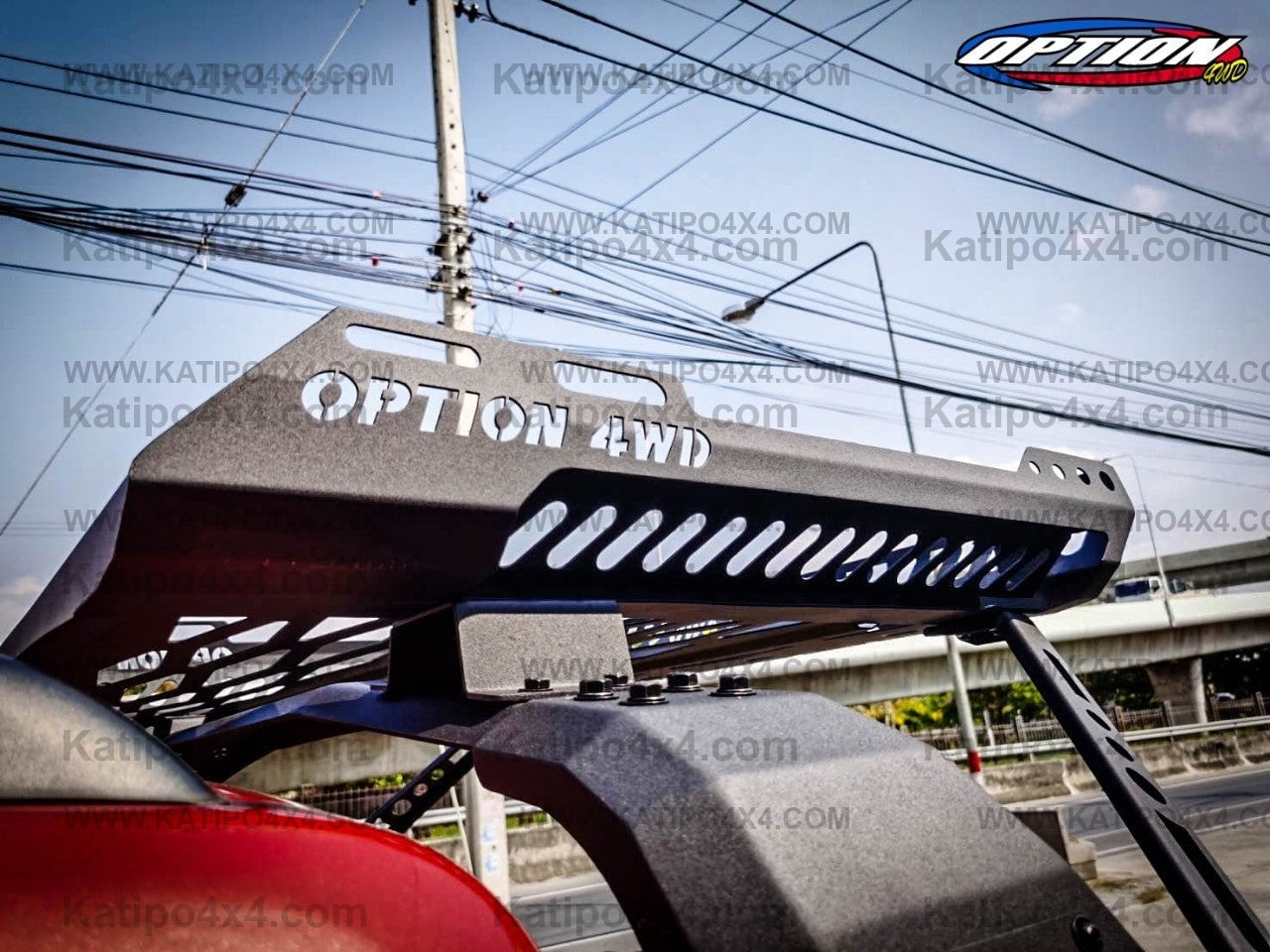 OPTION4WD - V.1 SPORT BAR & RACK ( UNIVERSAL ) Suitable to fit onto a HARD-LID