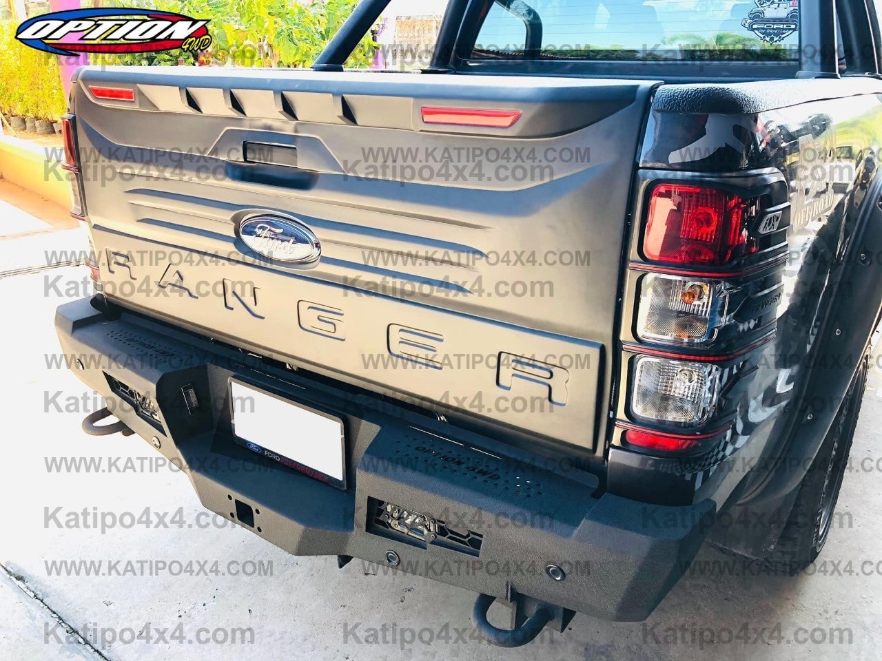 FORD RANGER - V.1  REAR BAR 3.5t Towing (2012-2022) N.Z ONLY