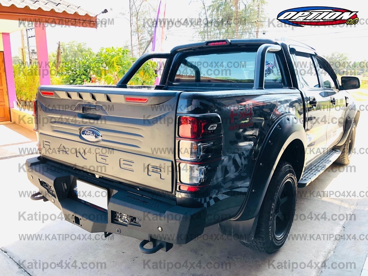 FORD RANGER - V.1  REAR BAR 3.5t Towing (2012-2022) N.Z ONLY