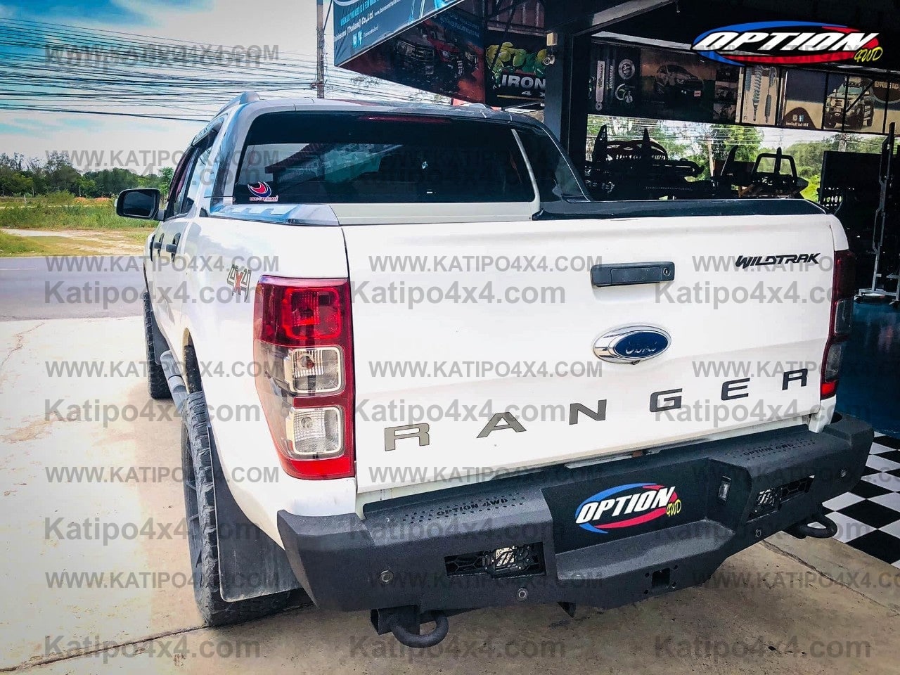 FORD RANGER - V.1  REAR BAR 3.5t Towing (2012-2022) N.Z ONLY