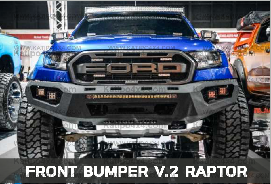 V.2 FRONT WINCH BAR, RANGER RAPTOR ( 2018-2022 ) NEW ZEALAND ONLY