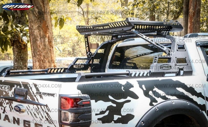 OPTION4WD - V.1 SPORT BAR & RACK ( UNIVERSAL ) Suitable to fit onto a HARD-LID