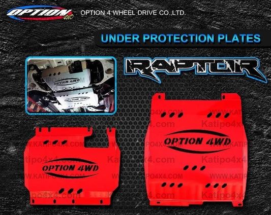 2pc Ford Ranger Raptor Skid Plate (2018-2022) N.Z ONLY