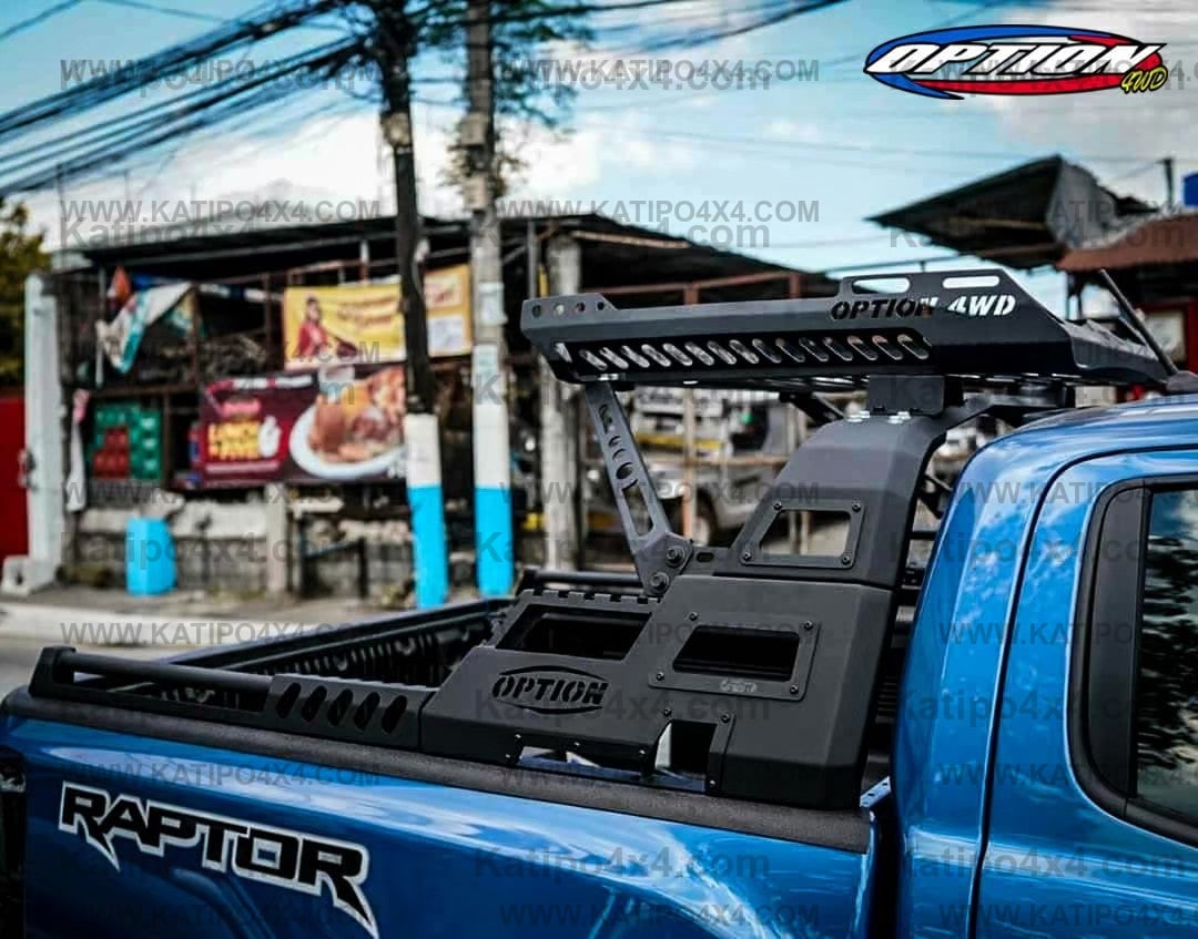 OPTION4WD - V.1 SPORT BAR & RACK ( UNIVERSAL ) Suitable to fit onto a HARD-LID