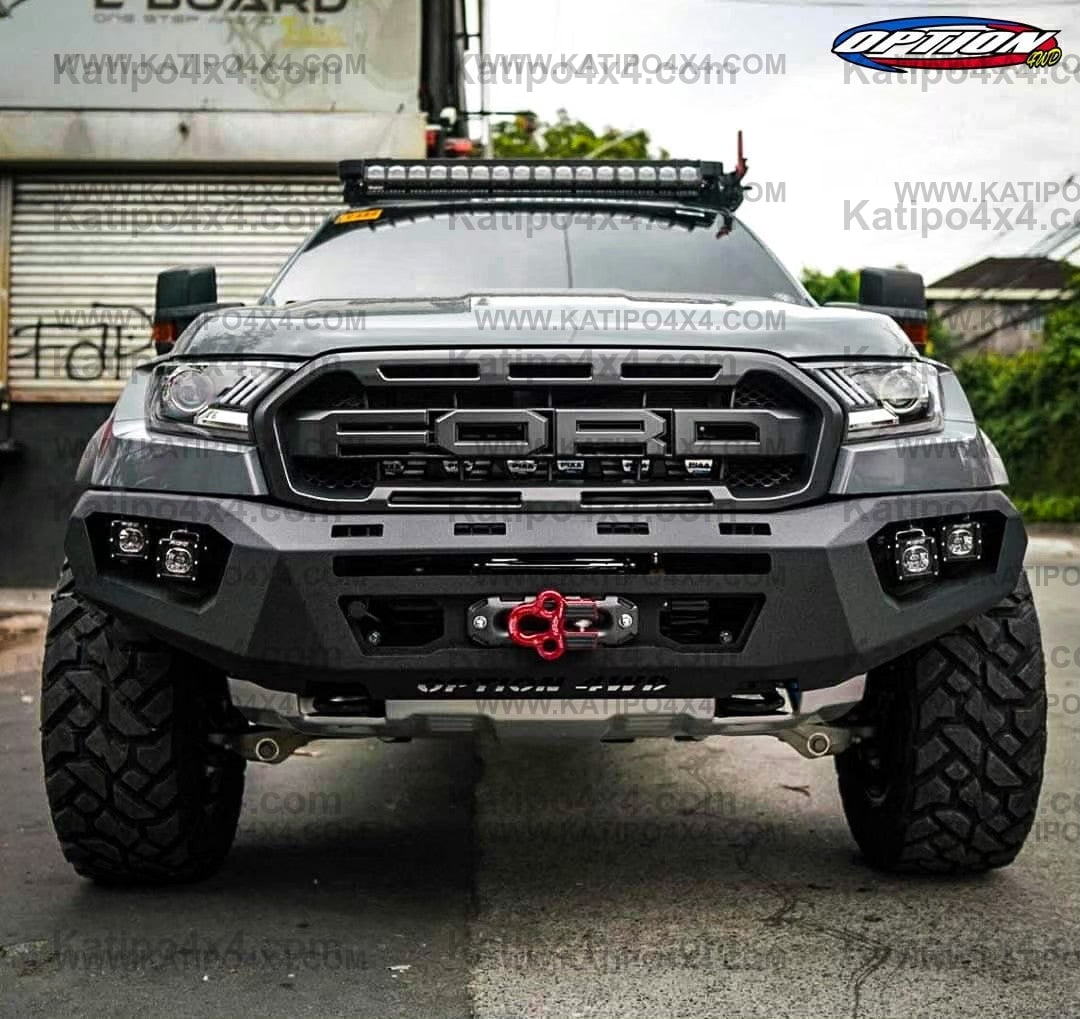 V.2 FRONT WINCH BAR, RANGER RAPTOR ( 2018-2022 ) NEW ZEALAND ONLY
