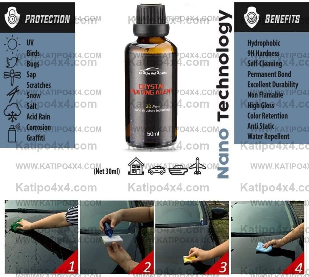 Glass Ceramic Car Coating - Anti-scratch Super Hydrophobic Glass Coating ( FREE WORLDWIDE SHIPPING )