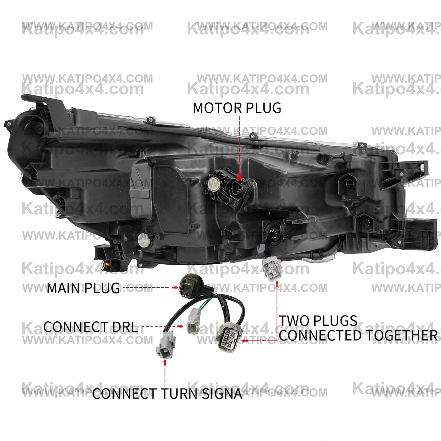 TOYOTA HILUX N80 LED HEADLIGHTS  2020-2022