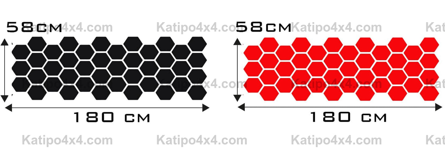 Honeycomb Side Sticker Rear Fender Sticker Car Sticker Suitable for any vehicle vinyl car wrap side graphic sticker decal