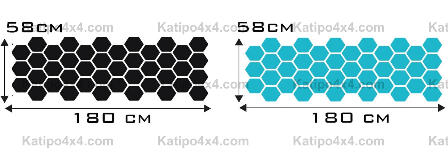 Honeycomb Side Sticker Rear Fender Sticker Car Sticker Suitable for any vehicle vinyl car wrap side graphic sticker decal