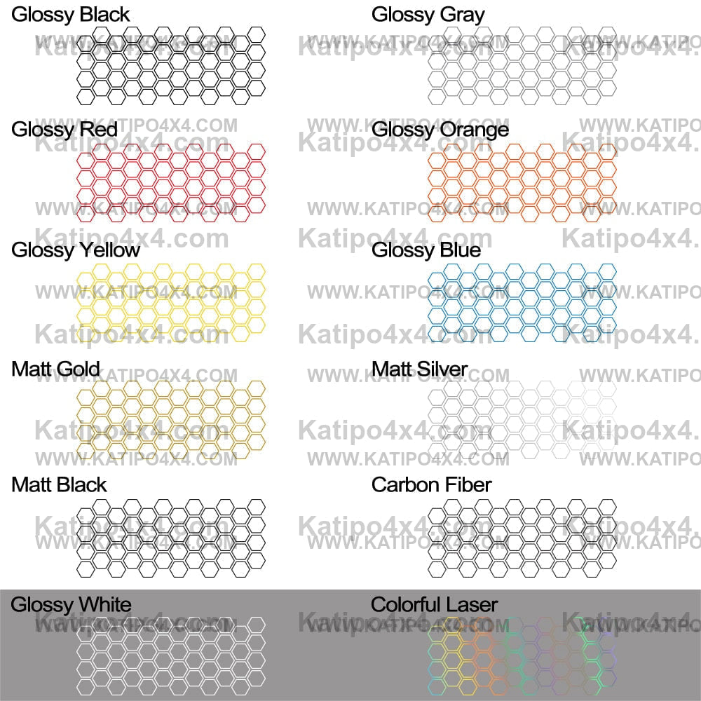 Car Graphics Honeycomb Open Style Sticker Auto Decor Tuning Car Side Sticker