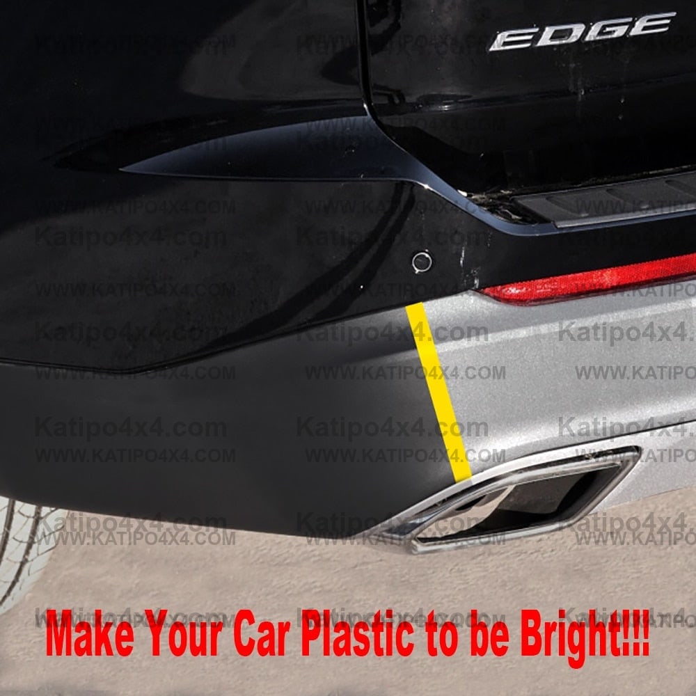 Plastic & Trim Ceramic Coating Agent for refreshing and restoration of black trim parts