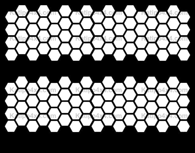 Honeycomb Side Sticker Rear Fender Sticker Car Sticker Suitable for any vehicle vinyl car wrap side graphic sticker decal
