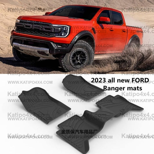 2023+ Ford Ranger Raptor waterproof floor mats RHD or LHD