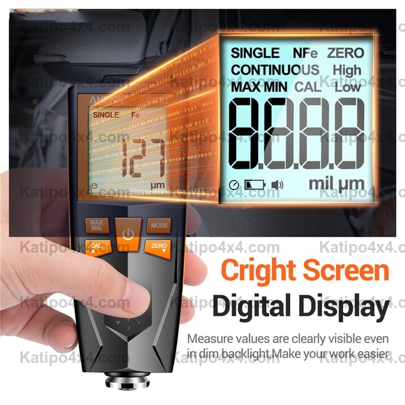 Paint Thickness Gauge Car Finish Coating Thickness Meter ( FREE WORLDWIDE SHIPPING )