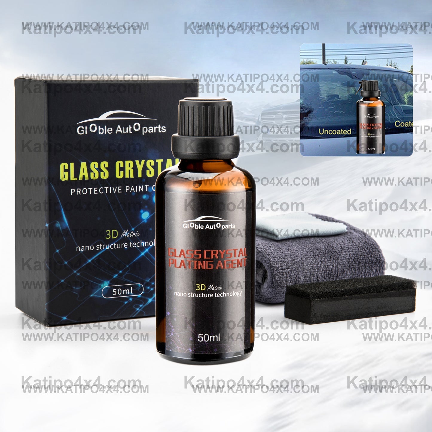 Glass Ceramic Car Coating - Anti-scratch Super Hydrophobic Glass Coating ( FREE WORLDWIDE SHIPPING )