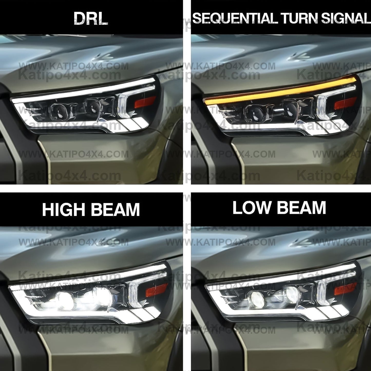 TOYOTA HILUX N80 LED HEADLIGHTS  2020-2022