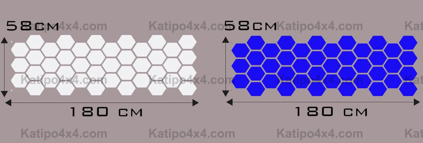 Honeycomb Side Sticker Rear Fender Sticker Car Sticker Suitable for any vehicle vinyl car wrap side graphic sticker decal