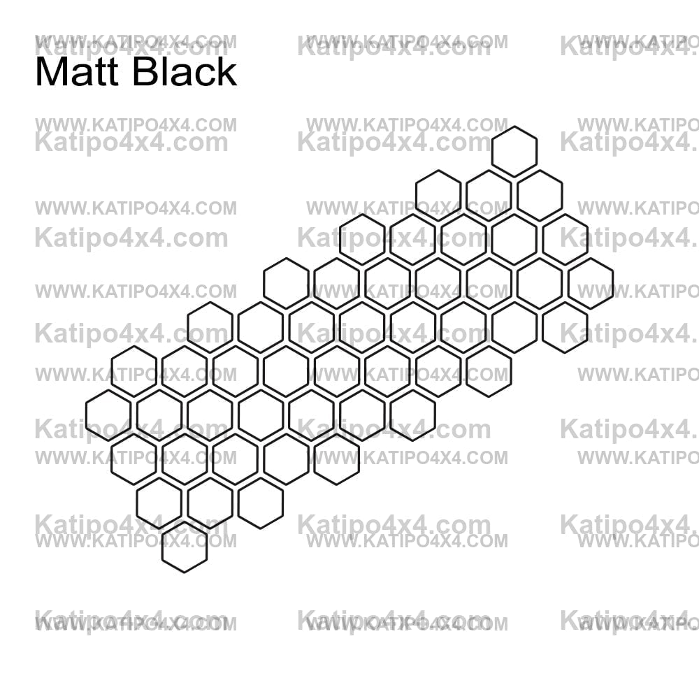 Car Graphics Honeycomb Open Style Sticker Auto Decor Tuning Car Side Sticker