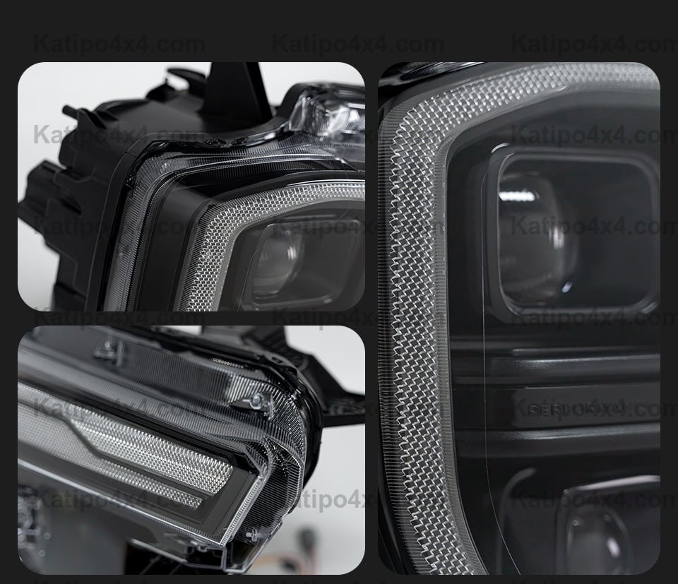 Headlight For Ford Ranger Raptor 2022 2023 Head Lights Style Replacement DRL Daytime lights retrofit Projector Facelift