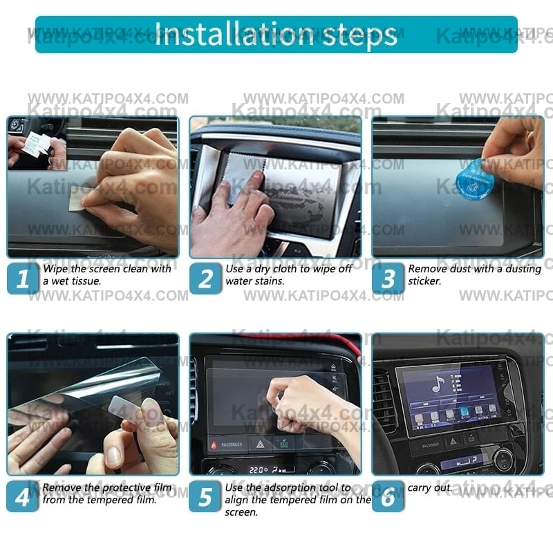 For Ford Ranger, Everest & Raptor  2022-2026+ Car GPS Navigation LCD Screen Tempered Glass Protective Film Anti-scratch Film, FREE WORLDWIDE SHIPPING
