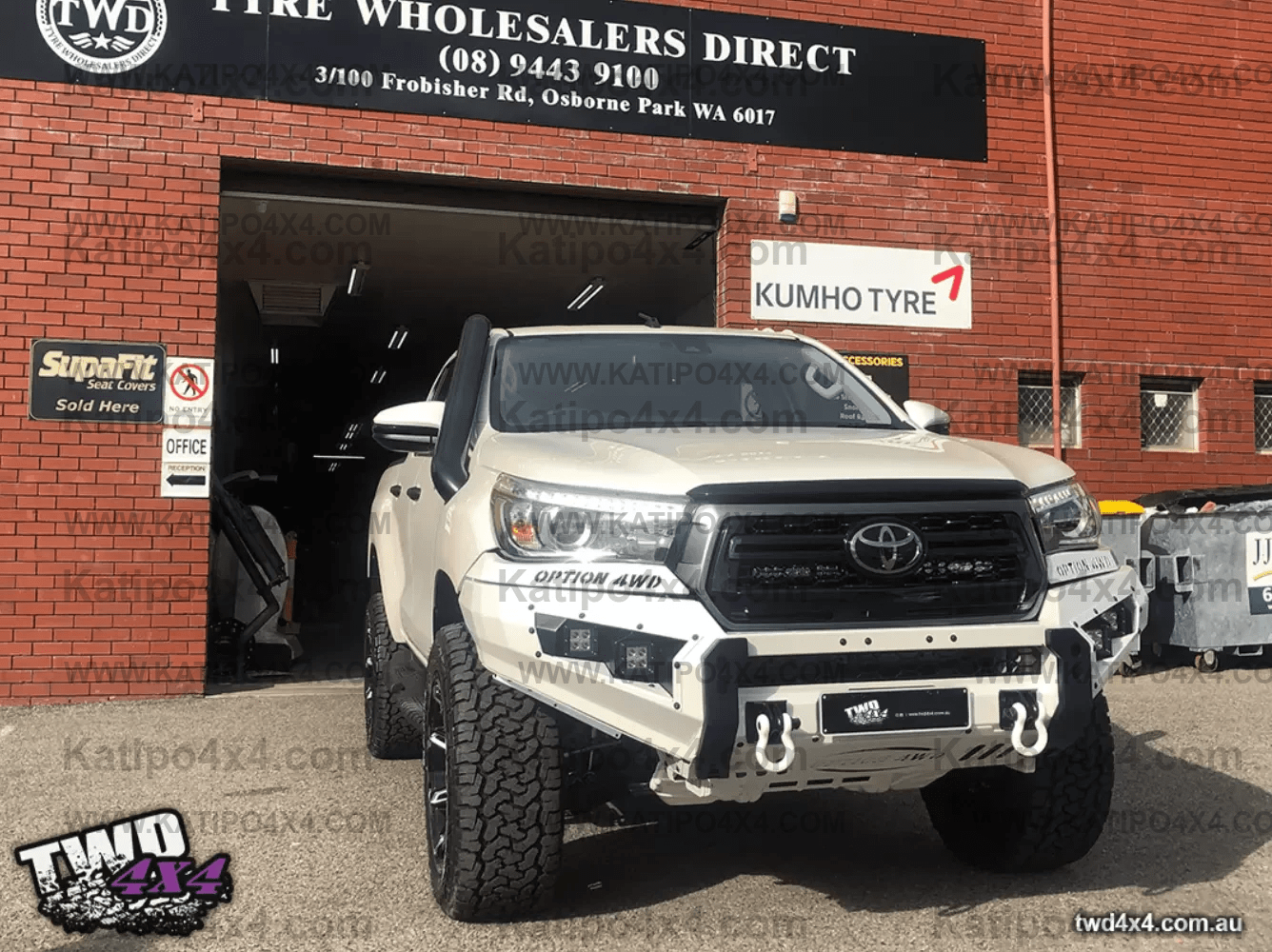 OPTION4WD - TOYOTA HILUX N80 V.1 FRONT BAR 2015-2025+