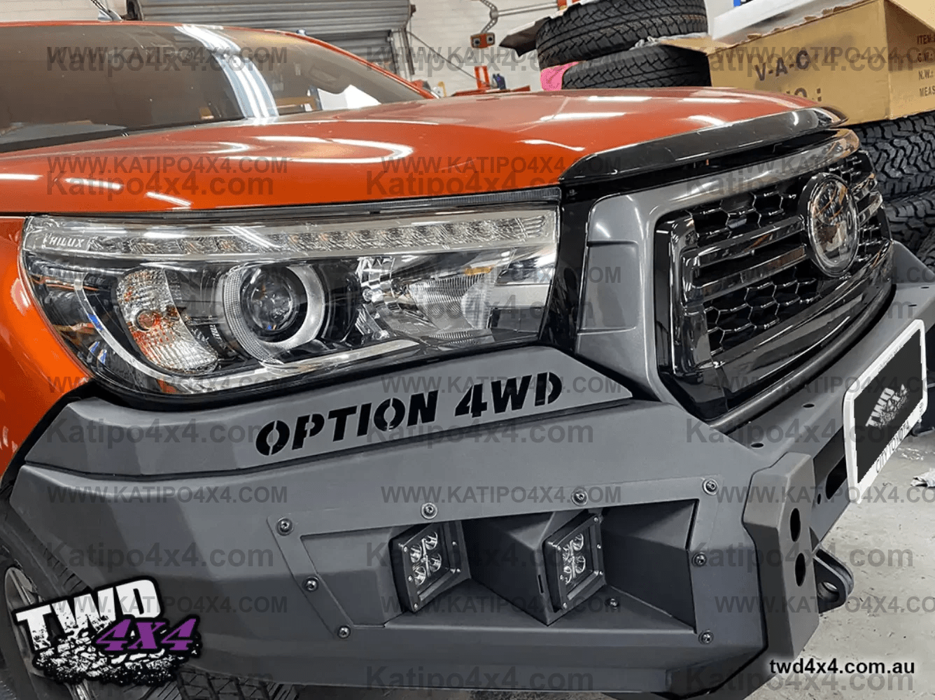 OPTION4WD - TOYOTA HILUX N80 V.1 FRONT BAR 2015-2025+