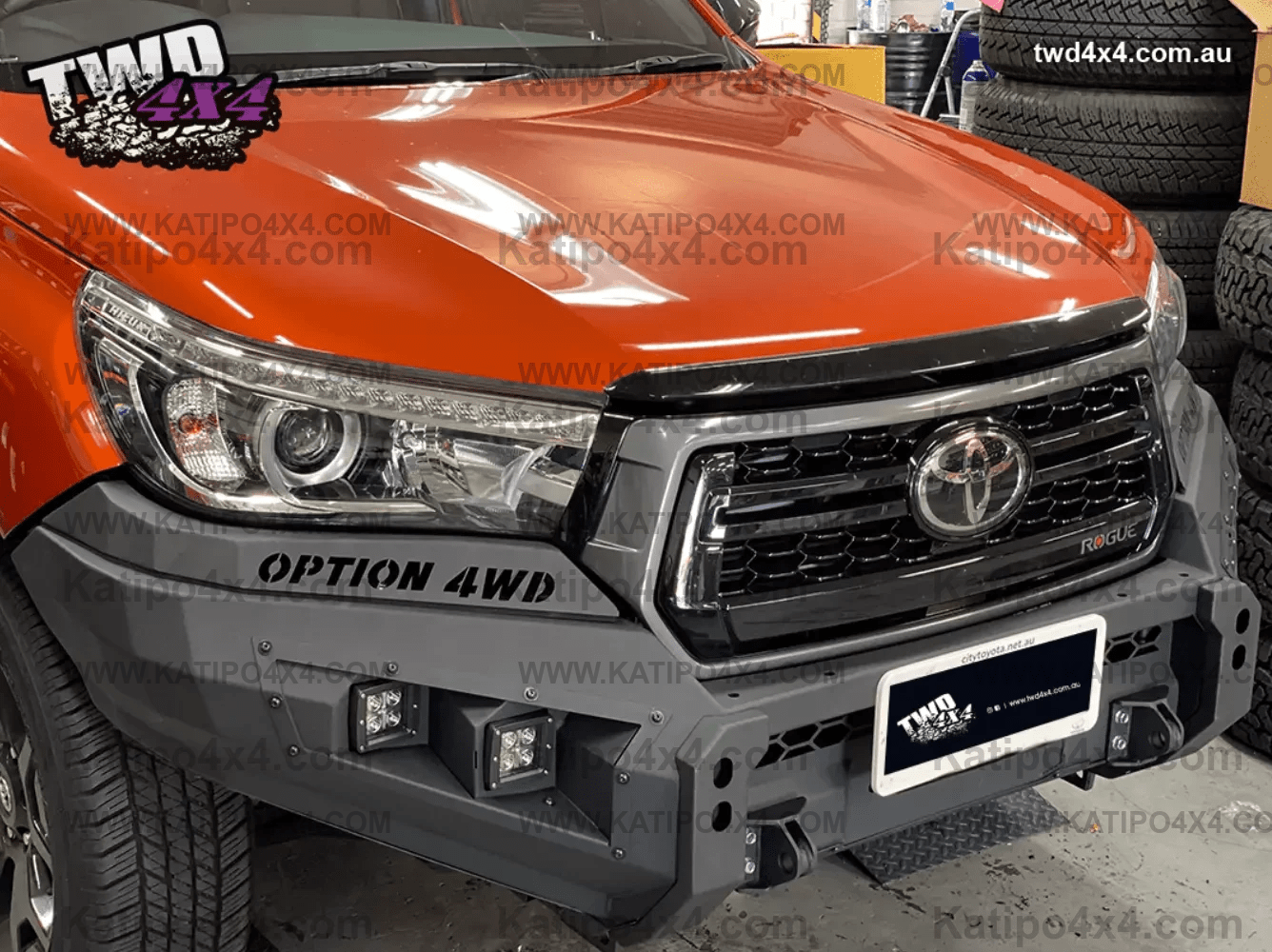 OPTION4WD - TOYOTA HILUX N80 V.1 FRONT BAR 2015-2025+