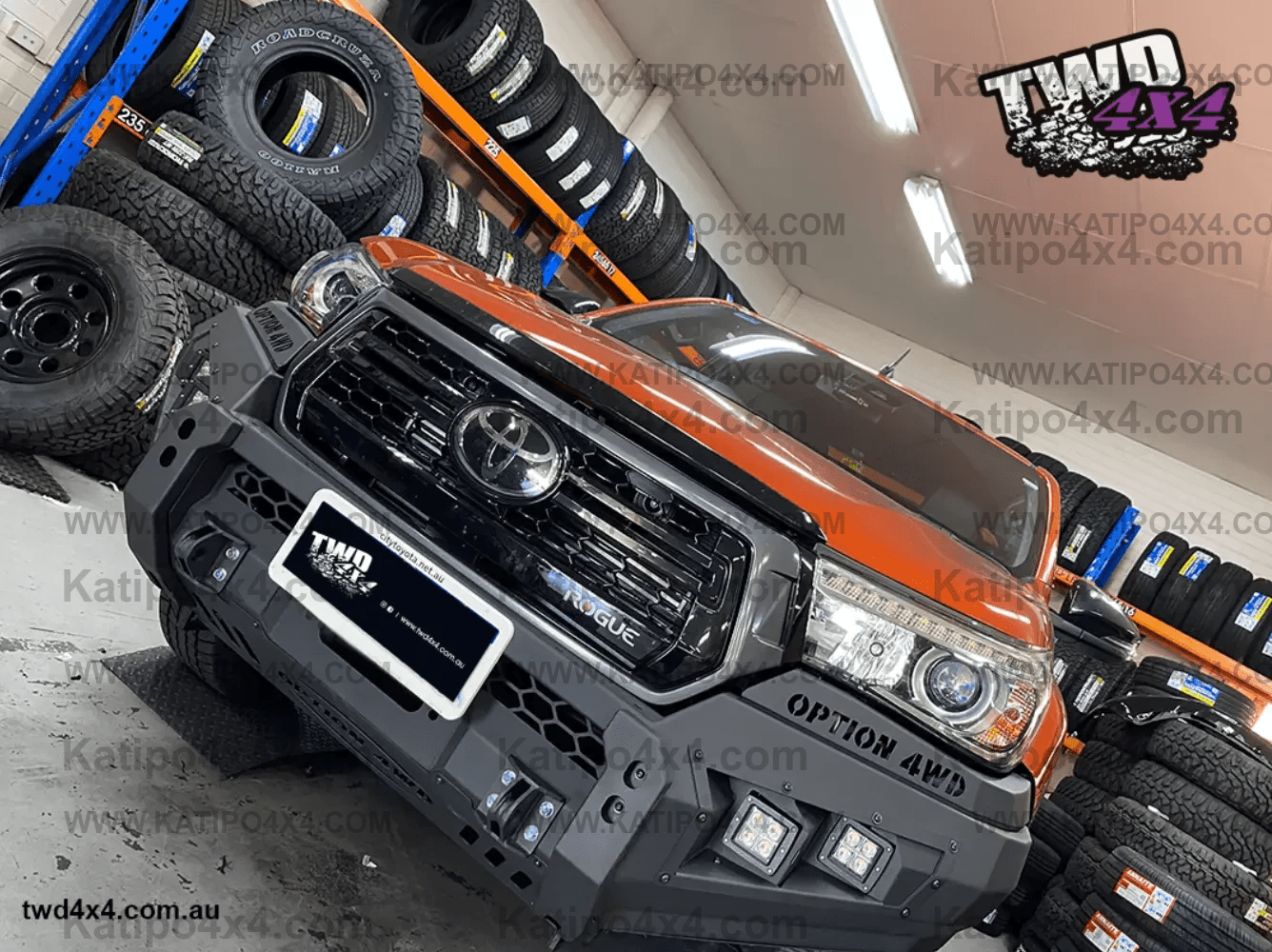 OPTION4WD - TOYOTA HILUX N80 V.1 FRONT BAR 2015-2025+