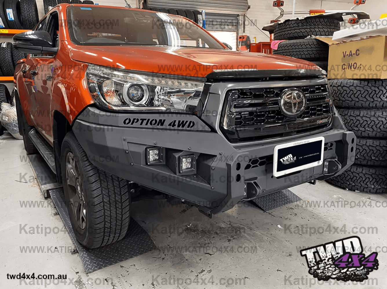 OPTION4WD - TOYOTA HILUX N80 V.1 FRONT BAR 2015-2025+