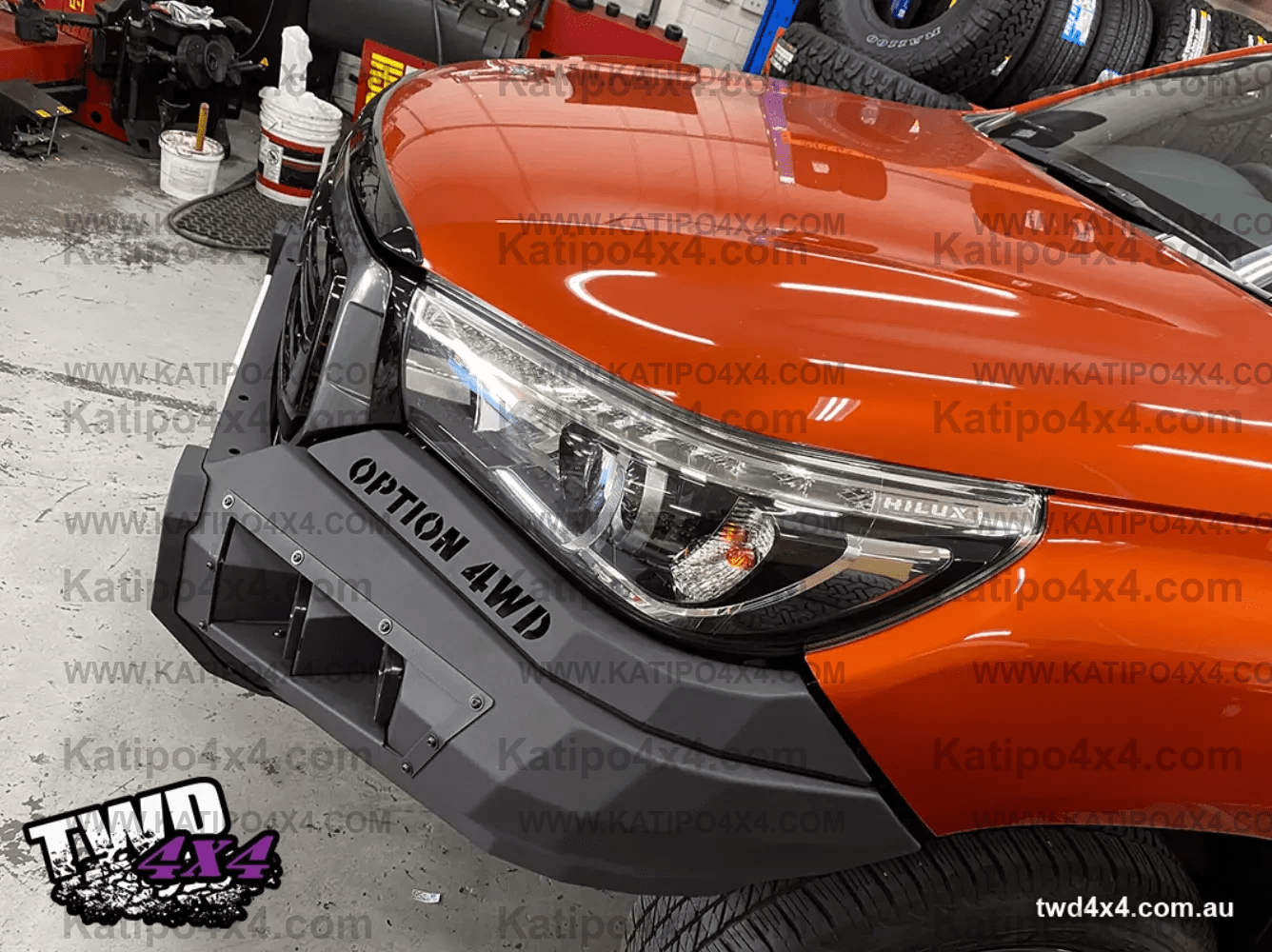 OPTION4WD - TOYOTA HILUX N80 V.1 FRONT BAR 2015-2025+