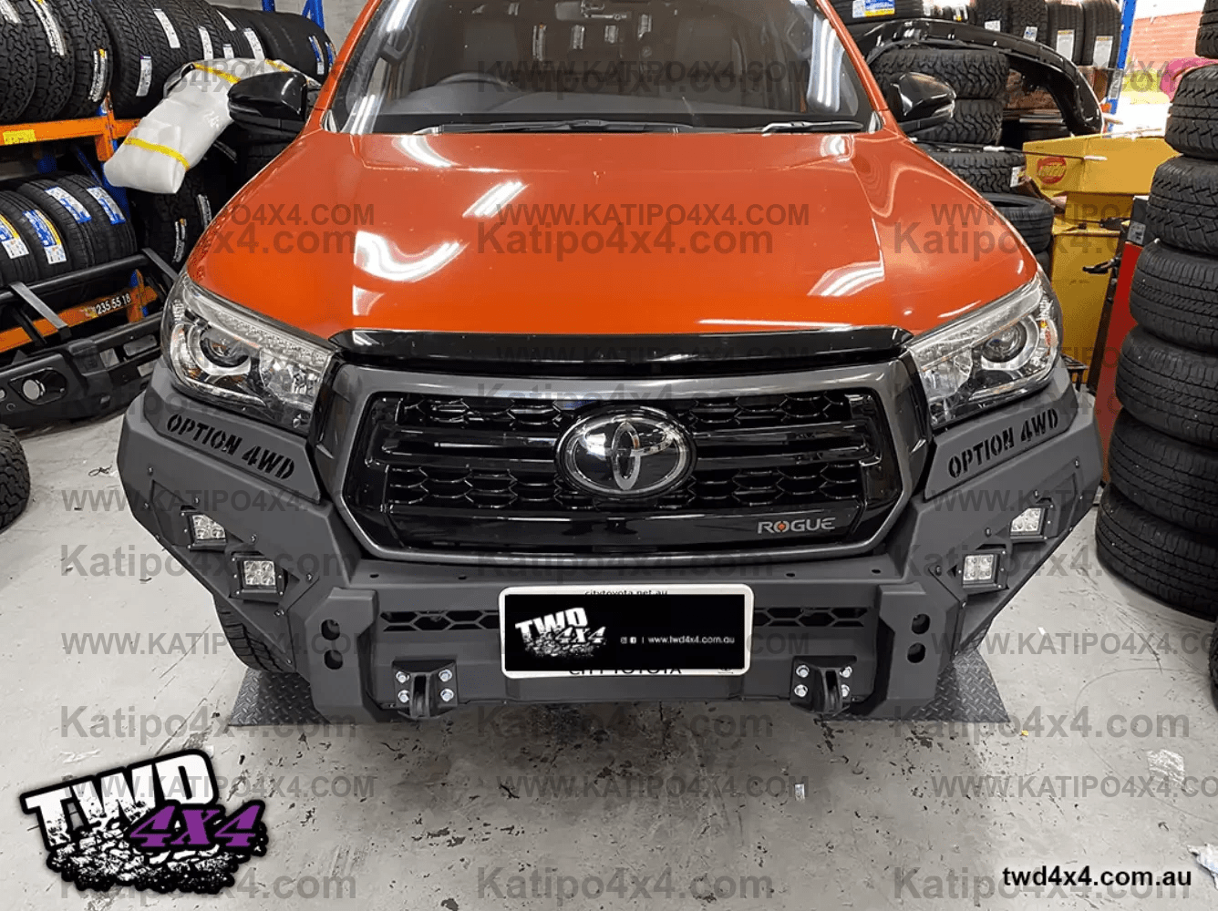OPTION4WD - TOYOTA HILUX N80 V.1 FRONT BAR 2015-2025+