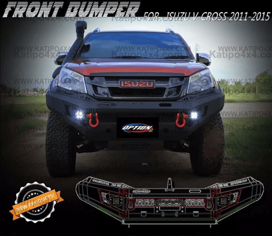 OPTION4WD - V.1 FRONT BAR ISUZU D-MAX ( 2011 - 2015 )